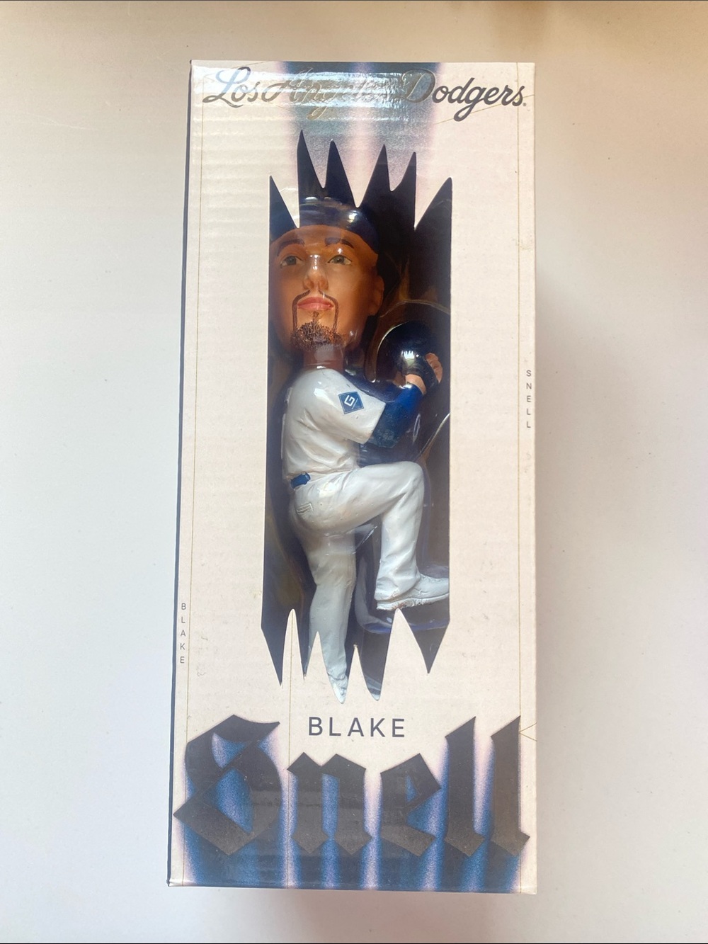 Los Angeles Dodgers "Blake Snell" Bobblehead - White & Blue NIB